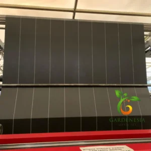 Weedmat Control Lebar 4 Meter Plastik Woven Pembasmi Gulma Ground Cover Anti UV Warna Hitam