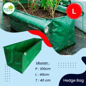 Hedge Bag Eco Pack Tabulampot Panjang (Size L Dimensi 100x40x40 cm berat 450 gr/pc)