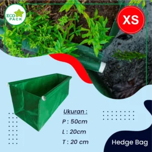 Hedge Bag Eco Pack Tabulampot Panjang (Size XS Dimensi 50x20x20 cm berat 150 gr/pc)