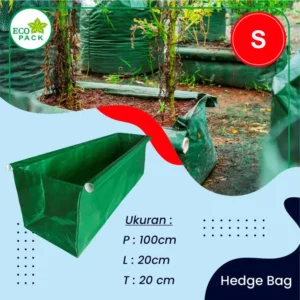 Hedge Bag Eco Pack Tabulampot Panjang (Size S Dimensi 100x20x20 cm berat 250 gr/pc)