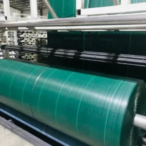 Weedmat Control Lebar 4 Meter Plastik Woven Pembasmi Gulma Ground Cover Anti UV Warna Hijau